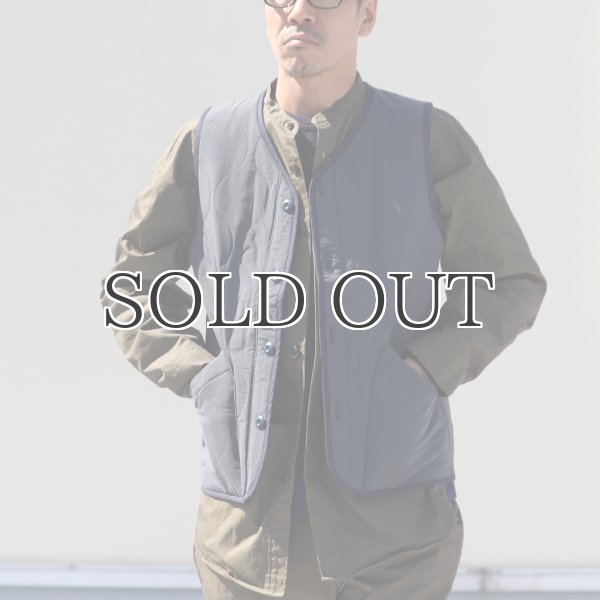 画像7: Teflon（テフロン）耐水撥水コットンタッチナイロン ウェーブキルト V/N ベスト【MADE IN JAPAN】『日本製』/ Upscape Audience (7)