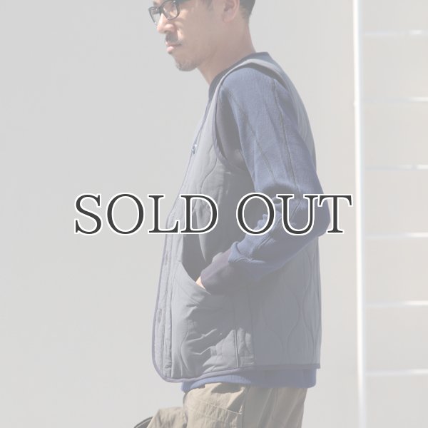 画像8: Teflon（テフロン）耐水撥水コットンタッチナイロン ウェーブキルト V/N ベスト【MADE IN JAPAN】『日本製』/ Upscape Audience (8)