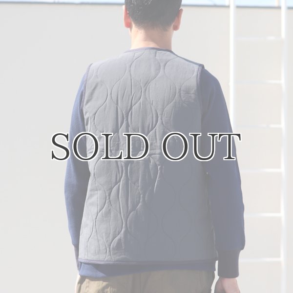 画像9: Teflon（テフロン）耐水撥水コットンタッチナイロン ウェーブキルト V/N ベスト【MADE IN JAPAN】『日本製』/ Upscape Audience (9)