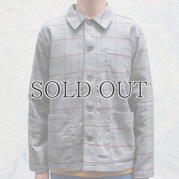 画像11: ギャバジンストレッチ チェック柄 カバーオールJKT『日本製』  / Upscape Audience (11)