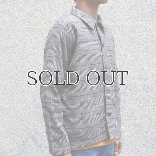 画像15: ギャバジンストレッチ チェック柄 カバーオールJKT『日本製』  / Upscape Audience (15)