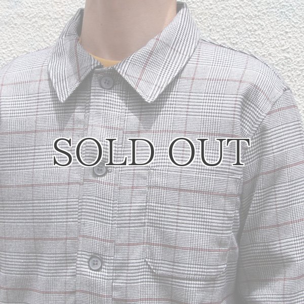 画像16: ギャバジンストレッチ チェック柄 カバーオールJKT『日本製』  / Upscape Audience (16)