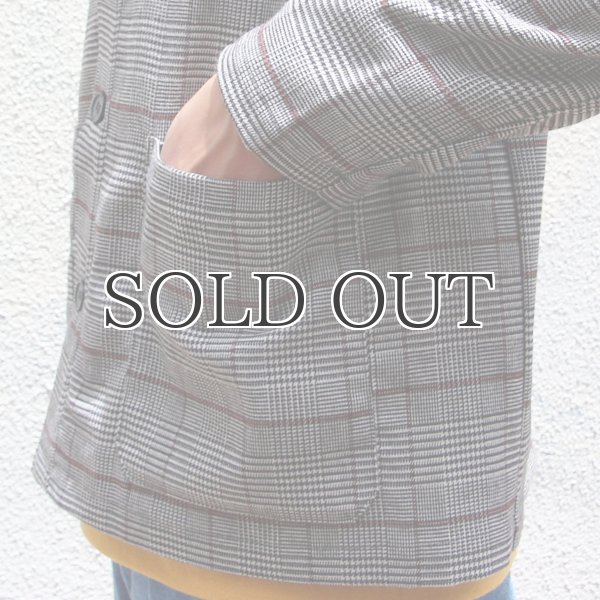 画像18: ギャバジンストレッチ チェック柄 カバーオールJKT『日本製』  / Upscape Audience (18)