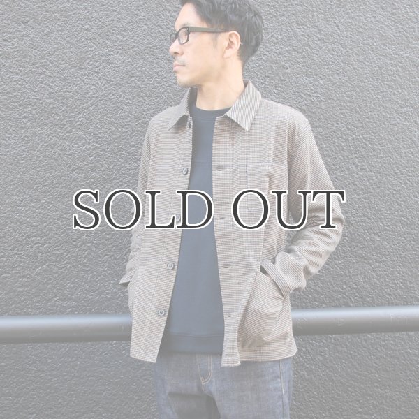 画像6: ギャバジンストレッチ チェック柄 カバーオールJKT『日本製』  / Upscape Audience (6)