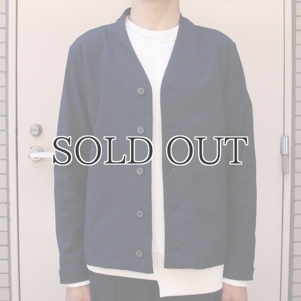 画像11: ギャバジンストレッチモックVネックカーデJacket【MADE IN JAPAN】『日本製』/ Upscape Audience (11)