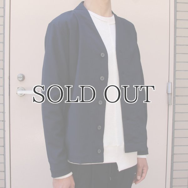 画像15: ギャバジンストレッチモックVネックカーデJacket【MADE IN JAPAN】『日本製』/ Upscape Audience (15)