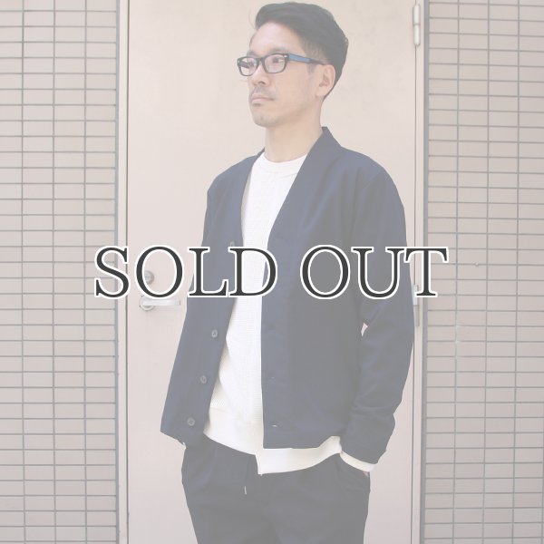 画像7: ギャバジンストレッチモックVネックカーデJacket【MADE IN JAPAN】『日本製』/ Upscape Audience (7)