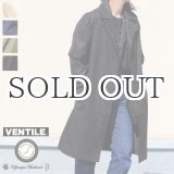画像: VENTILE®（ベンタイル）40/2耐水撥水ギャバ UK ARMYコート［Lady's］『日本製』【送料無料】  / Upscape Audience