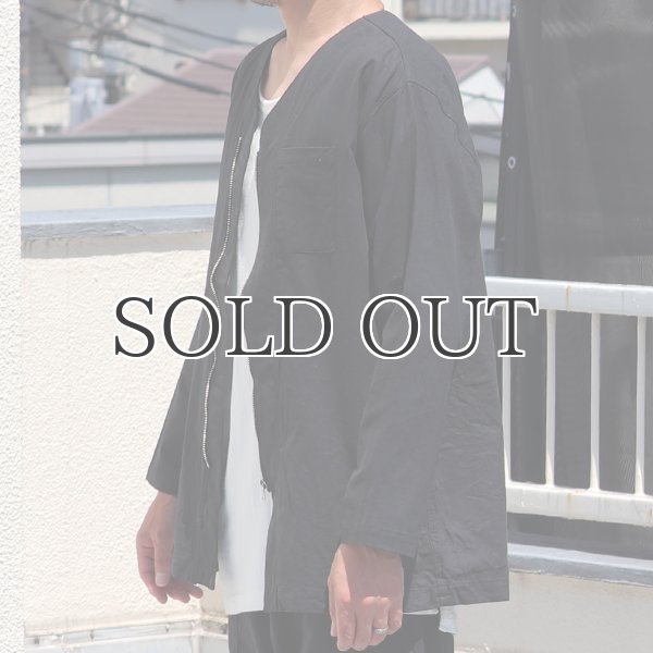 画像5: ソフトリネンキャンバス ARMY ZIP 9分袖 ジャケット『日本製』/ Upscape Audience (5)