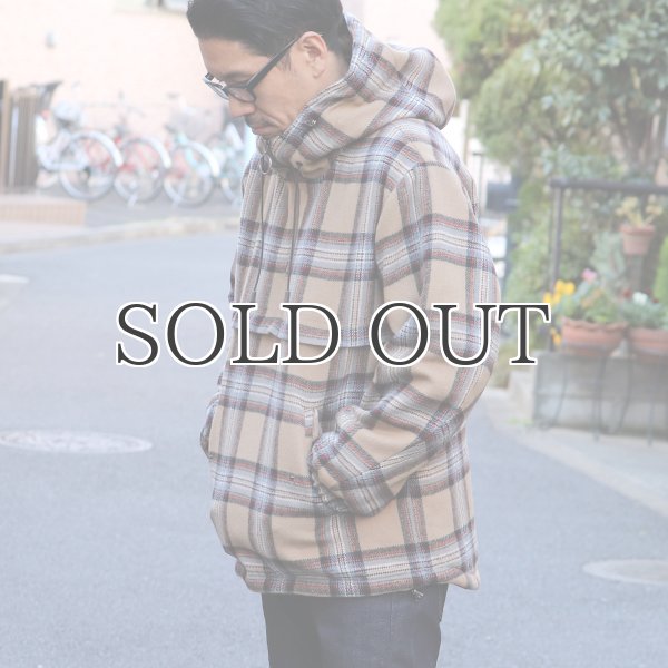 画像10: チェック柄 メルトン サーモライトアノラックパーカー / Audience (10)