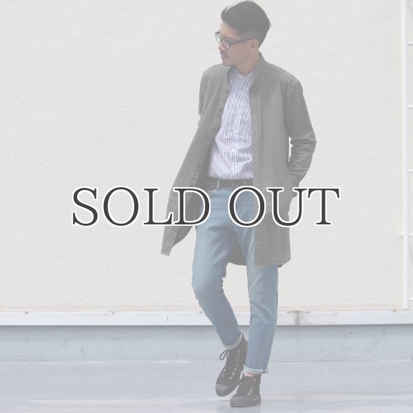 画像12: グリストーンW アーミーコード ポケ付 ローマシャツコート【MADE IN JAPAN】『日本製』/ Upscape Audience (12)