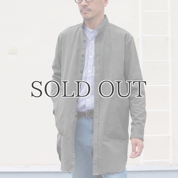 画像3: グリストーンW アーミーコード ポケ付 ローマシャツコート【MADE IN JAPAN】『日本製』/ Upscape Audience (3)