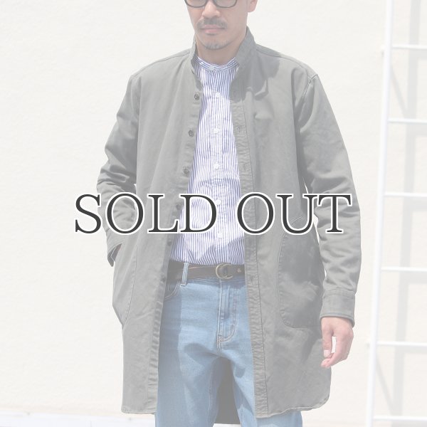 画像9: グリストーンW アーミーコード ポケ付 ローマシャツコート【MADE IN JAPAN】『日本製』/ Upscape Audience (9)