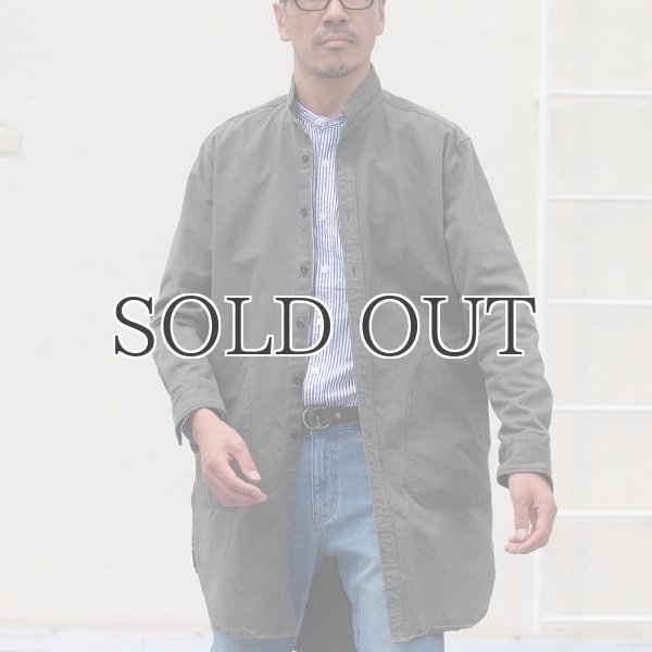 画像10: グリストーンW アーミーコード ポケ付 ローマシャツコート【MADE IN JAPAN】『日本製』/ Upscape Audience (10)