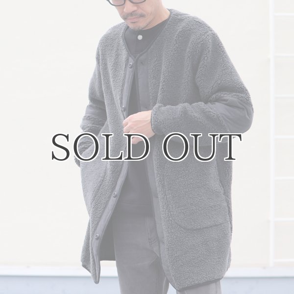 画像4: 【Lanificio Becagli(ベッカリー)】トスカーナボア US ARMYコート【MADE IN JAPAN】『日本製』【送料無料】/ Upscape Audience (4)