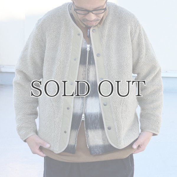 画像2: 【Lanificio Becagli（ベッカリー）】トスカーナボア スナップジャケット【MADE IN JAPAN】『日本製』/ Upscape Audience (2)