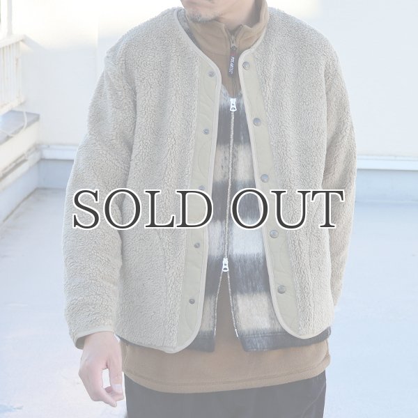 画像3: 【Lanificio Becagli（ベッカリー）】トスカーナボア スナップジャケット【MADE IN JAPAN】『日本製』/ Upscape Audience (3)