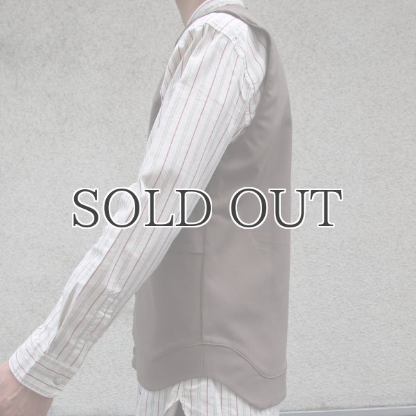 画像9: ギャバジンストレッチ 6釦ベスト【MADE IN JAPAN】 『日本製』  / Upscape Audience  (9)