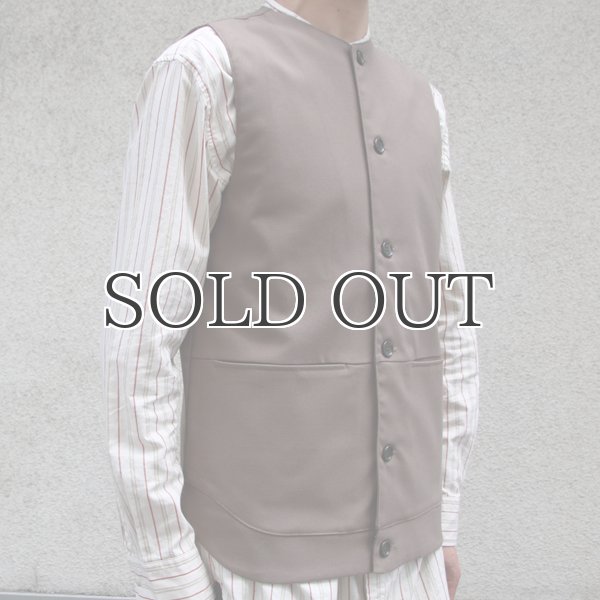 画像11: ギャバジンストレッチ 6釦ベスト【MADE IN JAPAN】 『日本製』  / Upscape Audience  (11)