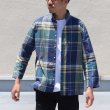 画像4: 【価格改定/RE PRICE】マドラス大判チェックスタンドスモールカラー シャツジャケット【MADE IN JAPAN】『日本製』/ Upscape Audience (4)