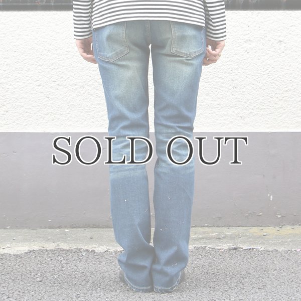 画像4: タイトフィットストレートヴィンテージウォッシュストレッチデニムパンツ [Lady's] / Audience (4)