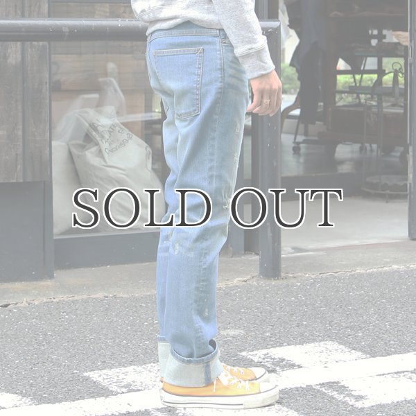 画像5: タイトフィットストレートヴィンテージクラッシュストレッチデニムパンツ [Lady's]  / Audience (5)