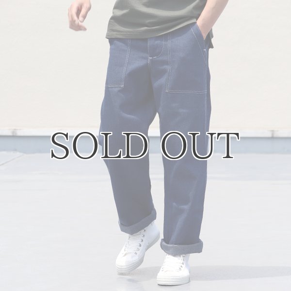 画像8: Stan Ray別注バックサテン/デニム ファティーグパンツ / Audience (8)