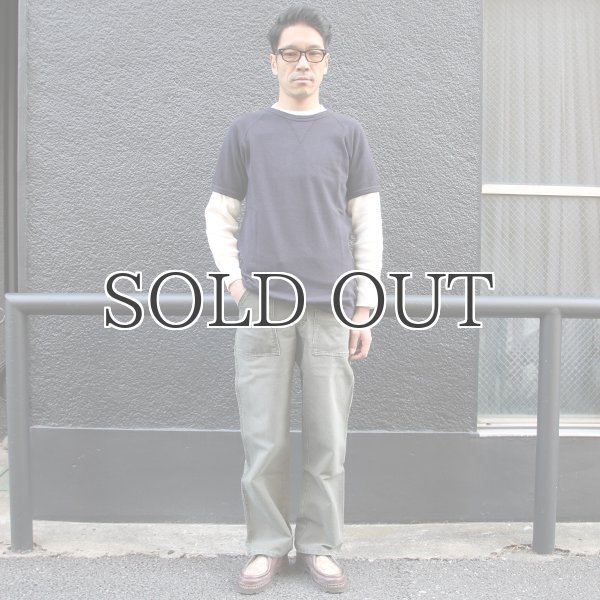 画像4: 日本国内加工黒顔料ヴィンテージ仕上げ米国製別注ダックファティーグパンツ 【送料無料】 / Audience (4)