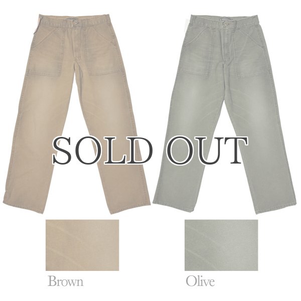 画像7: 日本国内加工黒顔料ヴィンテージ仕上げ米国製別注ダックファティーグパンツ 【送料無料】 / Audience (7)