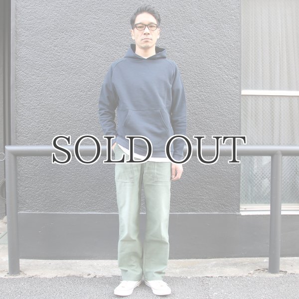 画像4: 日本国内加工黒顔料ヴィンテージ仕上げ米国製別注バックサテンサファリトラウザー 【送料無料】 / Audience (4)