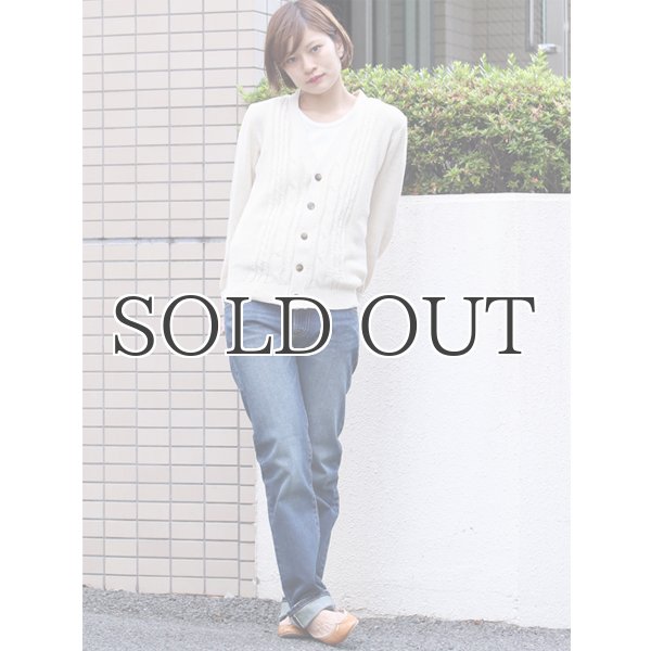 画像6: ヴィンテージ加工タイトフィットストレートセルヴィッチデニムパンツ [Lady's] 【送料無料】 / Audience (6)