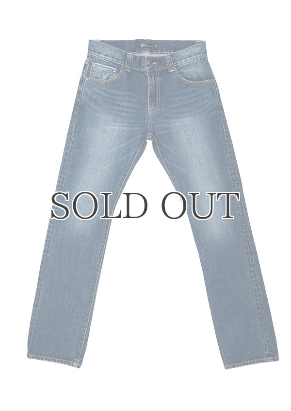 画像5: ヴィンテージ加工タイトフィットストレートセルヴィッチデニムパンツ [Lady's] 【送料無料】 / Audience (5)