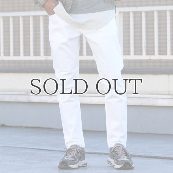 画像7: 赤耳（セルヴィッチ）白デニムアンクルパンツ  / Upscape Audience (7)