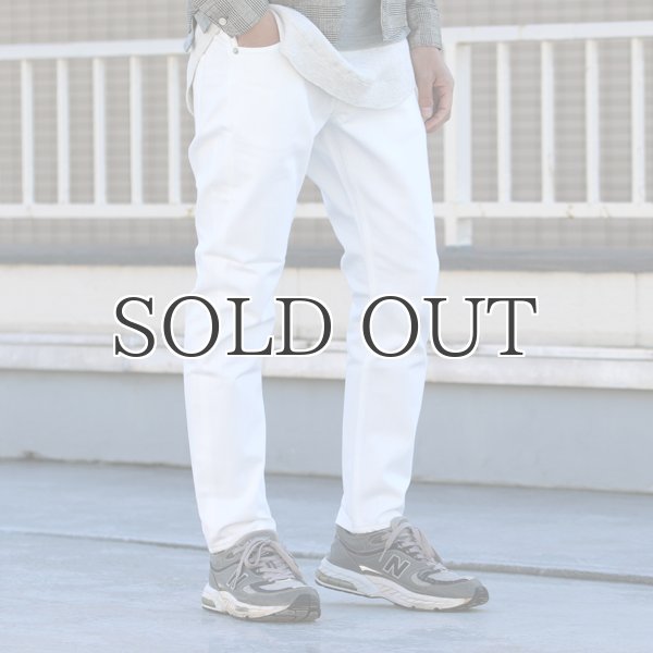 画像8: 赤耳（セルヴィッチ）白デニムアンクルパンツ  / Upscape Audience (8)