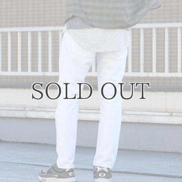 画像9: 赤耳（セルヴィッチ）白デニムアンクルパンツ  / Upscape Audience (9)