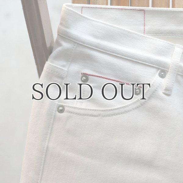 画像10: 赤耳（セルヴィッチ）白デニムアンクルパンツ  / Upscape Audience (10)