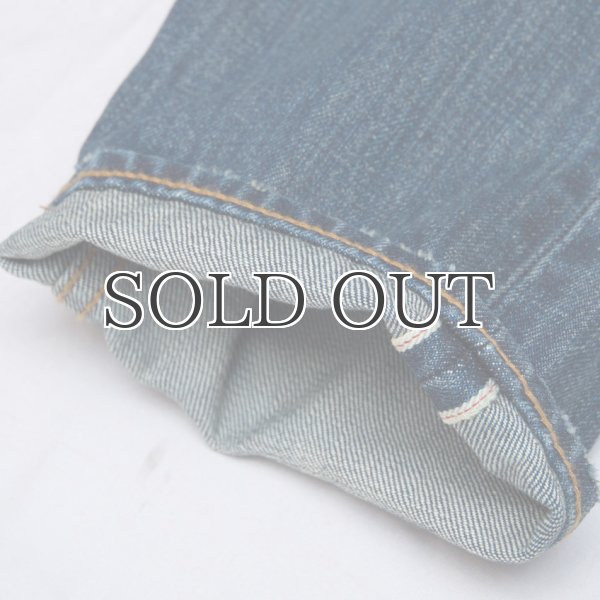 画像6: ヴィンテージ加工アンクル赤耳デニムパンツ 【送料無料】/ Audience (6)