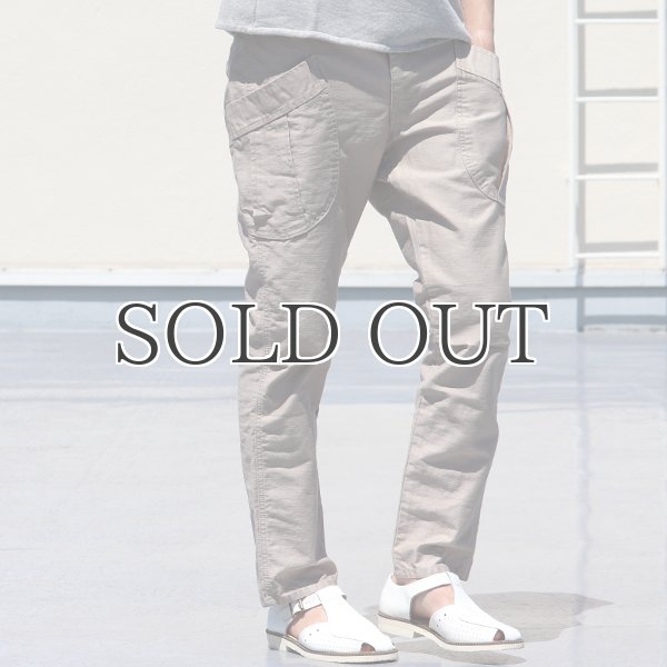 画像3: 【RE PRICE / 価格改定】ヨコムラバックサテンベイカーアンクルパンツ【MADE IN JAPAN】『日本製』 / Upscape Audience (3)