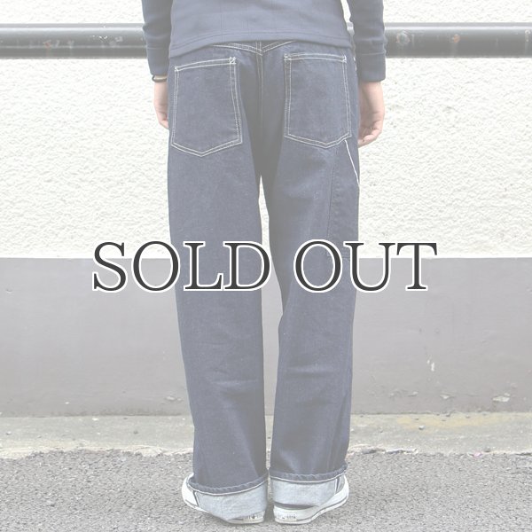 画像4: 赤耳（セルヴィッチ）デニムワイドペインターインステップパンツ [Lady's]【MADE IN JAPAN】『日本製』【送料無料】/ Upscape Audience (4)