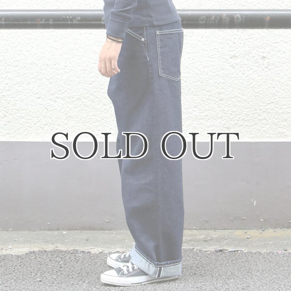 画像5: 赤耳（セルヴィッチ）デニムワイドペインターインステップパンツ [Lady's]【MADE IN JAPAN】『日本製』【送料無料】/ Upscape Audience (5)
