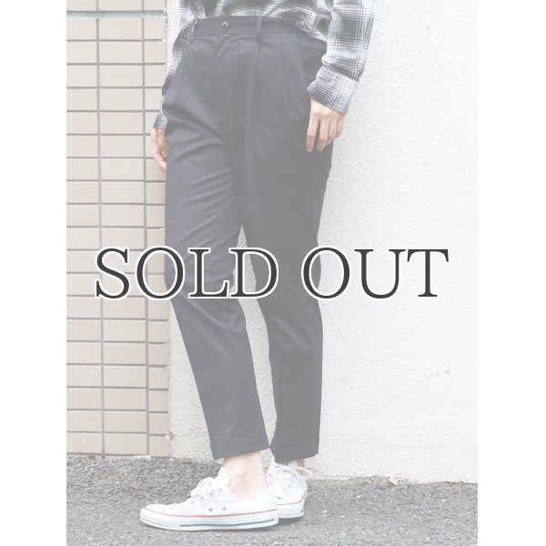 画像3: イタリアBESTE社 コットンツイル 2タックアンクルパンツ［Lady's］【送料無料】/ Audience (3)