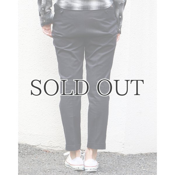 画像4: イタリアBESTE社 コットンツイル 2タックアンクルパンツ［Lady's］【送料無料】/ Audience (4)