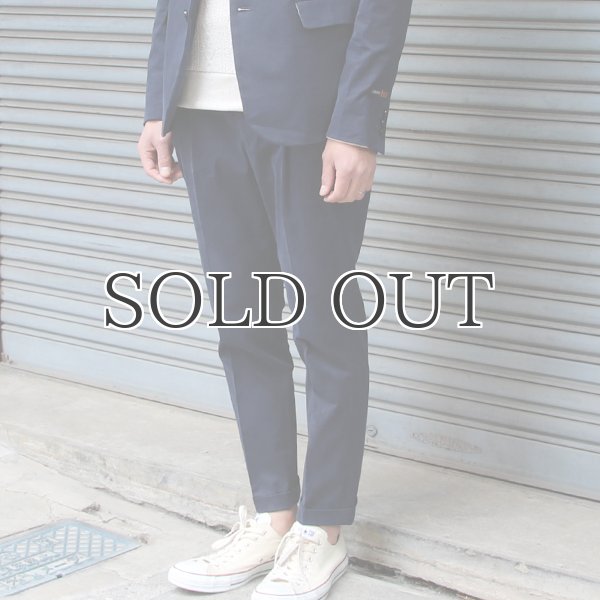 画像14: イタリアBESTE社 コットンツイル 2タックアンクルパンツ / Audience (14)