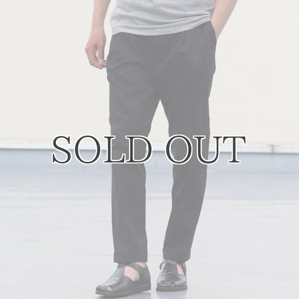 画像3: イタリアBESTE社 コットンツイル 2タックアンクルパンツ / Audience (3)