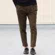 画像4: 【RE PRICE / 価格改定】イタリアBESTE社 モールスキン 2タックアンクルパンツ / Audience (4)