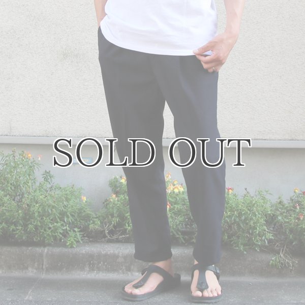 画像5: ギャバジンストレッチワイドテーパードイージーパンツ【MADE IN JAPAN】『日本製』/ Upscape Audience (5)