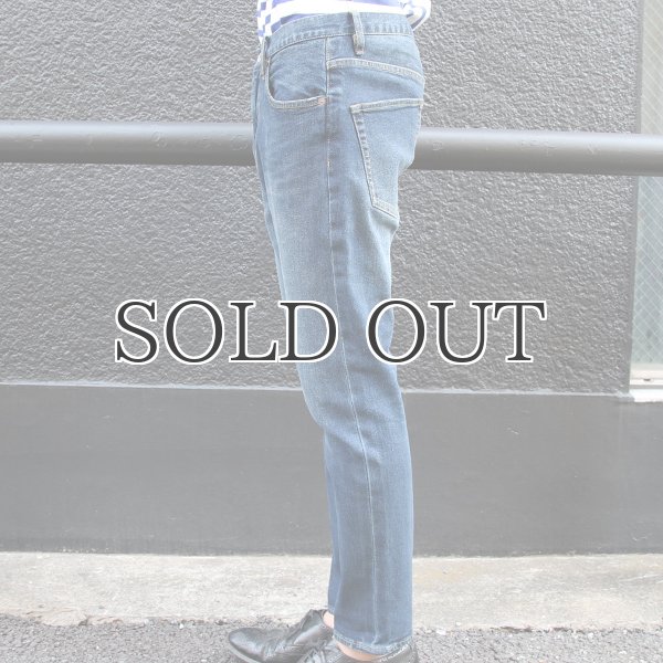 画像9: ヴィンテージ加工BIG RED LINE(赤太耳セルヴィッチ) ストレッチデニムアンクルパンツ 【送料無料】/ Audience (9)