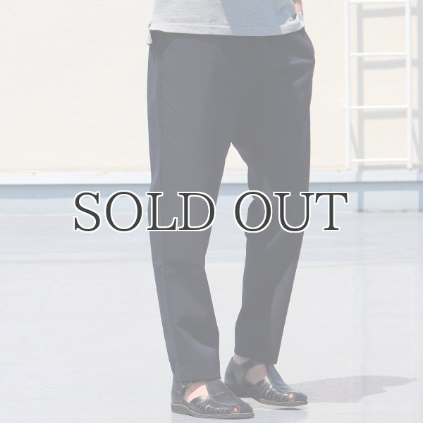 画像4: ギャバジンストレッチ イージー テーパードアンクルパンツ【MADE IN JAPAN】『日本製』 / Upscape Audience (4)