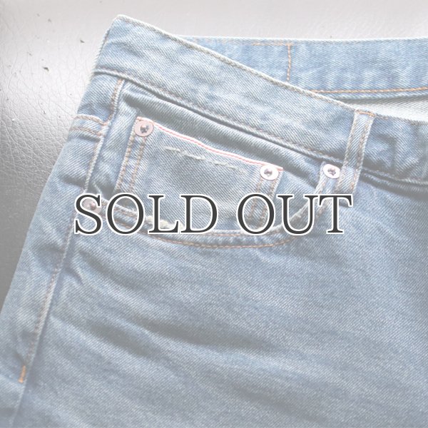 画像5: 赤耳（セルヴィッチ）ヴィンテージ加工ストレッチデニムアンクルパンツ 【送料無料】/ Audience (5)