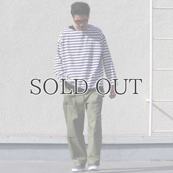 画像5: グリストーンW 綿ナイロン高密度ギャバ ベイカー ワイドパンツ【MADE IN JAPAN】『日本製』/ Upscape Audience (5)